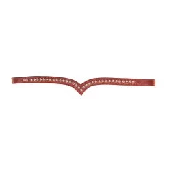 Karlslund Browband 1 Row Crystals -Reitsportbedarf 10205 BR WH 1