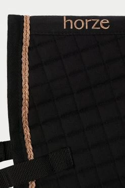 Horze Glarus Dressurschabracke Mit Metallischem Flechtdetail -Reitsportbedarf 17397 BL 2