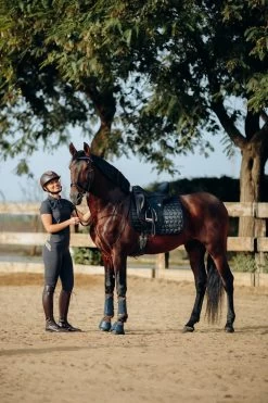 Horze Houston Dressurschabracke Mit Kunstfell -Reitsportbedarf 17410 VDB 5