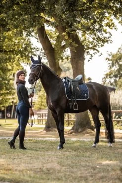 Horze Geneva Dressurschabracke Mit Kunstfell -Reitsportbedarf 17436 VDB 4