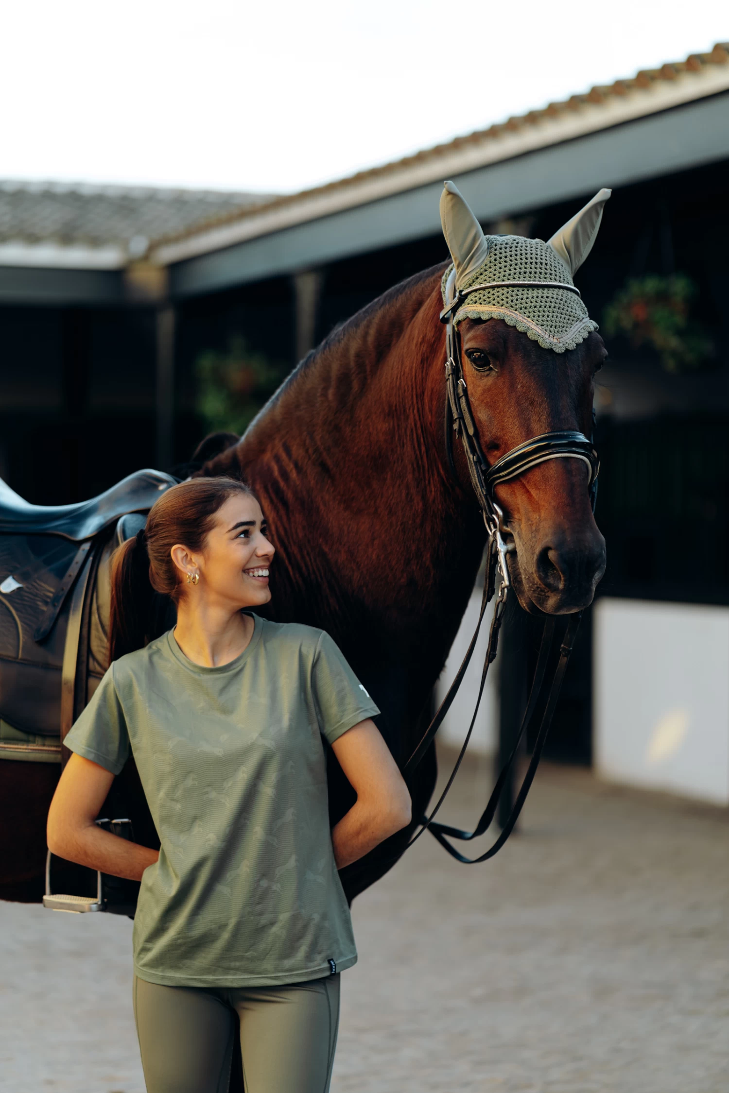 Horze Munich Fliegenhaube Mit Metall-Detail 3 Horze Munich Fliegenhaube Mit Metall-Detail – Bild 3