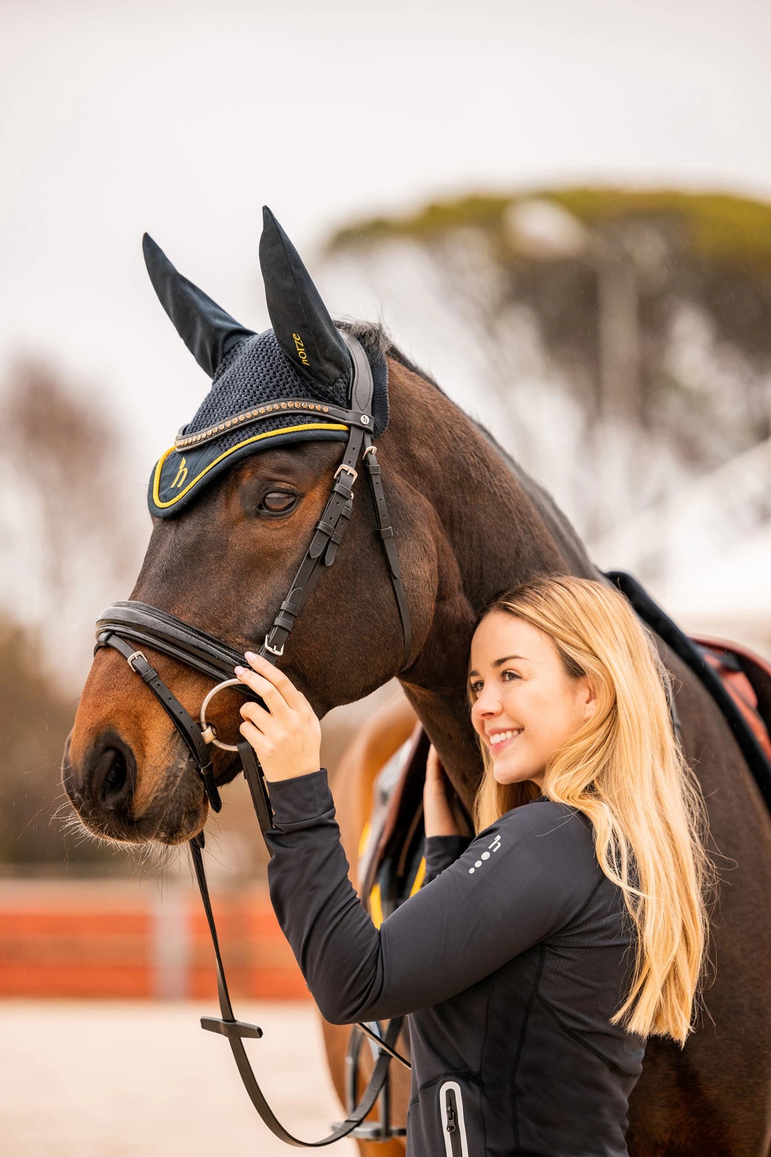 Horze Wicklow Fliegenhaube 4 Horze Wicklow Fliegenhaube – Bild 4