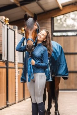 Horze Glasgow Weidedecke Mit Fleece-Futter Und Reflektierenden Akzenten -Reitsportbedarf 24114 559 08