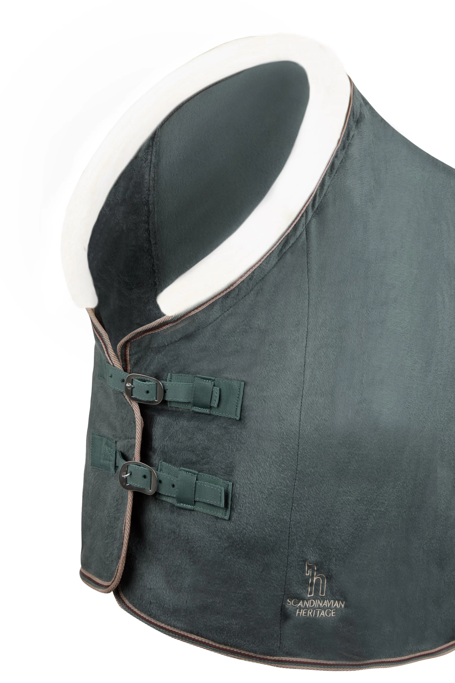 Horze Leigton Teens Collection Fleece Abschwitzdecke Mit Kunstfellkragen 2 Horze Leigton Teens Collection Fleece Abschwitzdecke Mit Kunstfellkragen – Bild 2