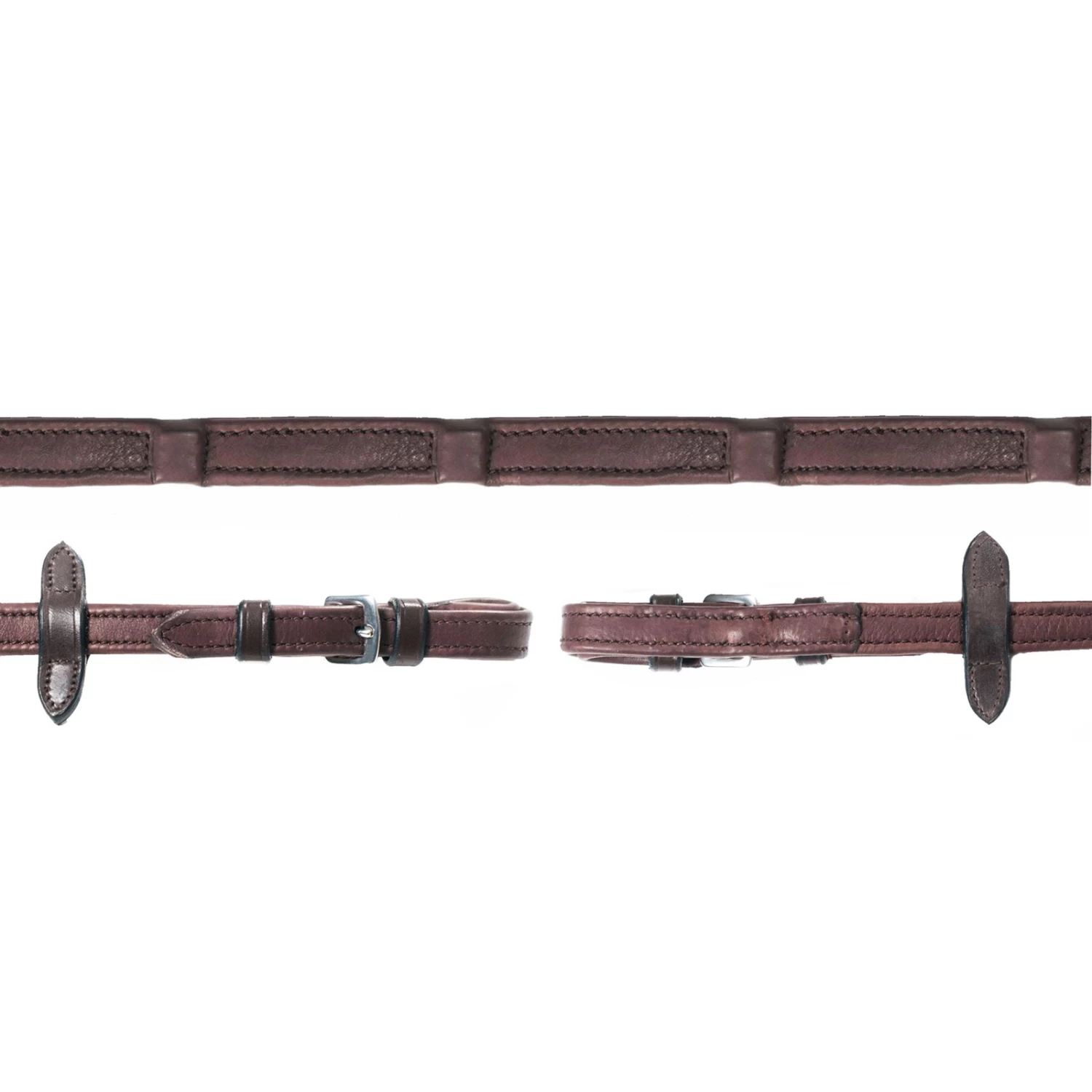 Schockmöhle Durasoft Lederzügel, Nyloneinlage 2 Schockmöhle Durasoft Lederzügel, Nyloneinlage – Bild 2