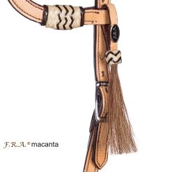 F.R.A. Macanta Complete Bosal Bridle (System 2) -Reitsportbedarf 322917 NAT 3