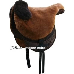 FRA Macon Extra Lammfellreitpad Mit Pauschen, M -Reitsportbedarf 322956 BR DBR 1