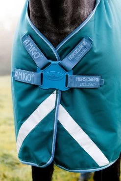 Horseware Amigo Bravo 12 Plus Regendecke Mit Abnehmbarem Halsteil, 100g -Reitsportbedarf 326984 STGR 4
