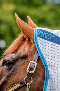 Horseware Amigo Aussie Allrounder Disc Fliegendecke Mit Abnehmbarem Halsteil -Reitsportbedarf 329269 DB EB 7