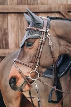 Kentucky Horsewear Stone & Pearl Fliegenmütze Lang -Reitsportbedarf 329562 G 2