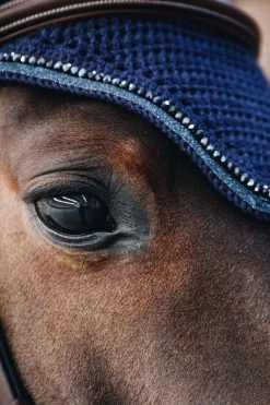 Kentucky Horsewear Wellington Glitter Soundless Fliegenhaube -Reitsportbedarf 329945 DB 2