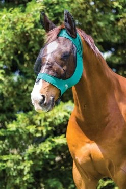 Weatherbeeta Deluxe Stretch Fliegenmaske Mit Ohren -Reitsportbedarf 338282 HGR BL 1