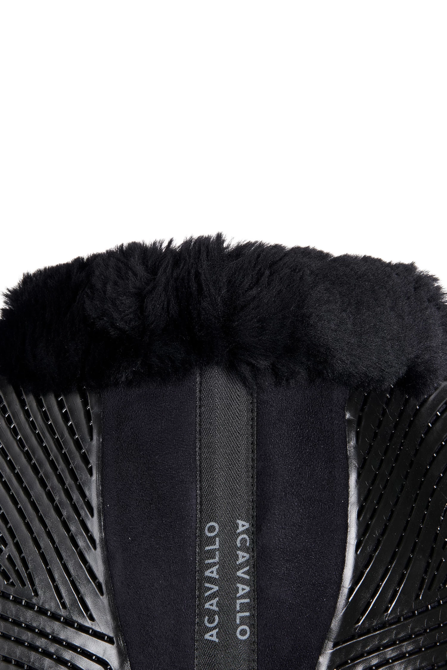 Acavallo Close Contact Gel & Memory Foam Pad Mit Lammfell 3 Acavallo Close Contact Gel & Memory Foam Pad Mit Lammfell – Bild 3