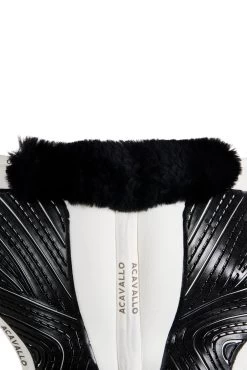 Acavallo Close Contact Gel & Memory Foam Pad Mit Lammfell 30 Acavallo Close Contact Gel & Memory Foam Pad Mit Lammfell -Reitsportbedarf 342256 WH BL 3