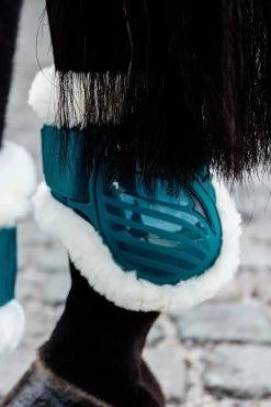 Kentucky Horsewear Vegane Lammfell Streichkappen Für Jungpferde -Reitsportbedarf 342512 EGR 3