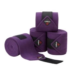 LeMieux Luxury Polo Bandagen, 4-er Set -Reitsportbedarf 992510 PU 1